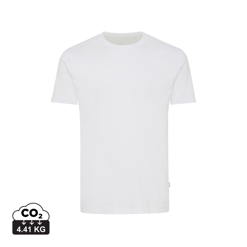 T-shirt unisexe publicitaire en coton recyclé 180g Iqoniq Bryce recycled white